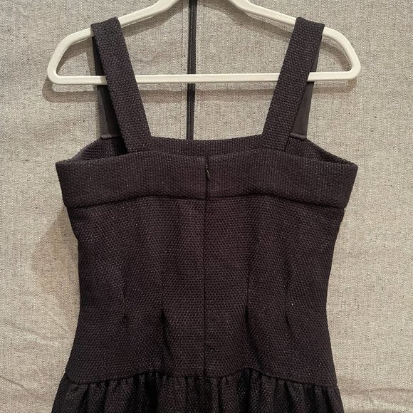 Chanel Tweed Mini Dress in Dark Gray / Black - Picture 9 of 16